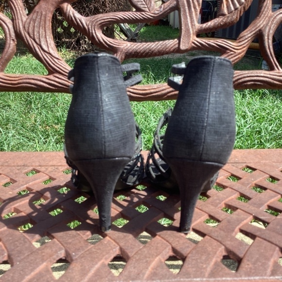 New York Transit Value Me Small Heel Rhinestone Heels - Picture 4 of 9